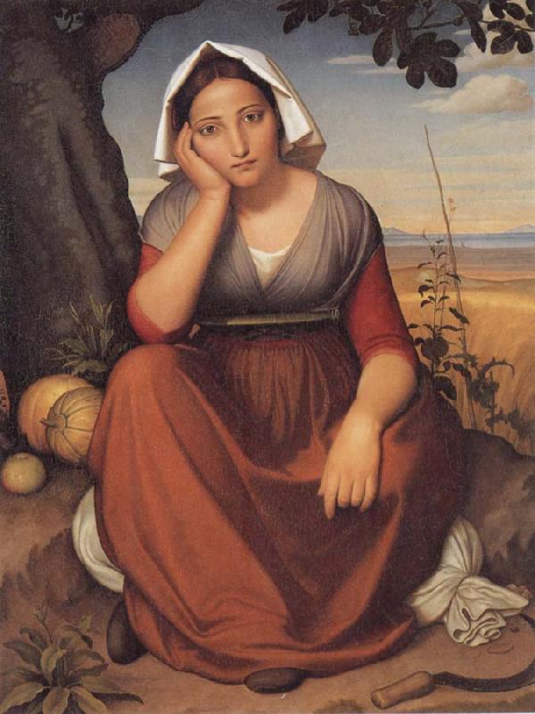 Friedrich overbeck Vittoria Caldoni oil painting image